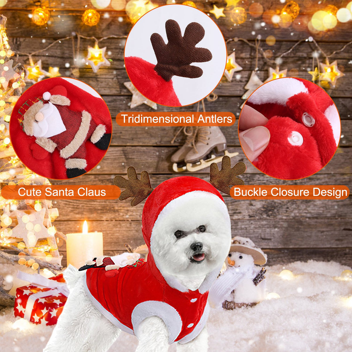CJ holiday dog outfit — supplier gallery