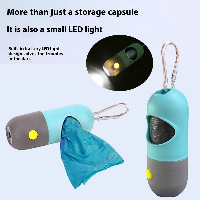 CJ LED waste bag holder — supplier detail; selected SKU excludes bags