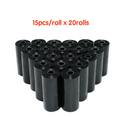 CJ black dog waste bag rolls