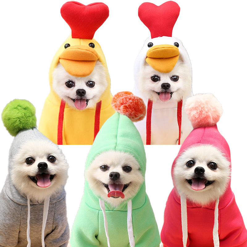 CJ fruit fleece dog hoodie — supplier gallery detail
